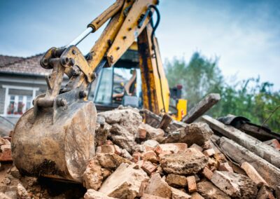 Démolition enrochement Langon et Sauveterre sur Guyenne - 3Terrassement - 010